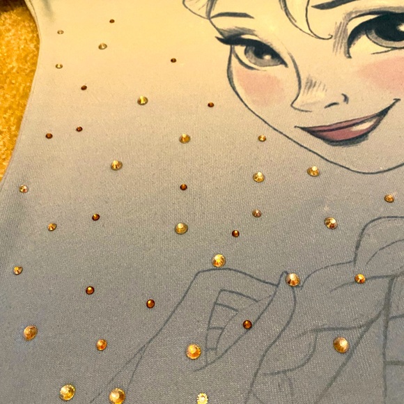 Disney Frozen Elsa Sketch Pullover Top, Sz Large - Picture 4 of 7